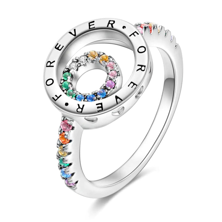 Andora Eternity Ring - 925 Sterling Silver