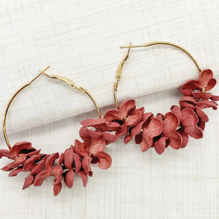 Rose Petal Earrings